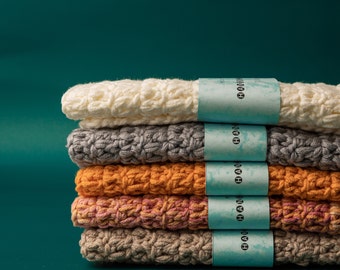 Bulk washcloths Crochet body washcloth Handmade body scrubbies Zero waste eco friendly self care gifts