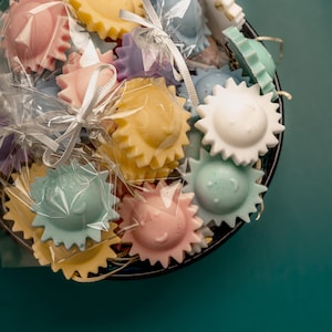 Sonnenförmige Mini-Seife Gastgeschenke: Ziegenmilch, Hochzeit & Braut, Babypartygeschenke