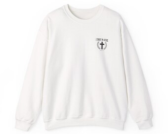 Blank White Crewneck Sweatshirt | Plain Oversized Pullover