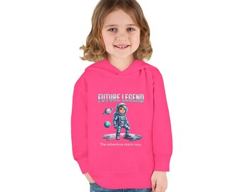 Future Legend Astronaut Toddler Hoodie | Space Rocket Mission Pullover