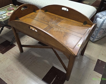 NOT FREE Shipping! See item description for details.* Drexel Heritage Chatham Oak Butlers Tray Table