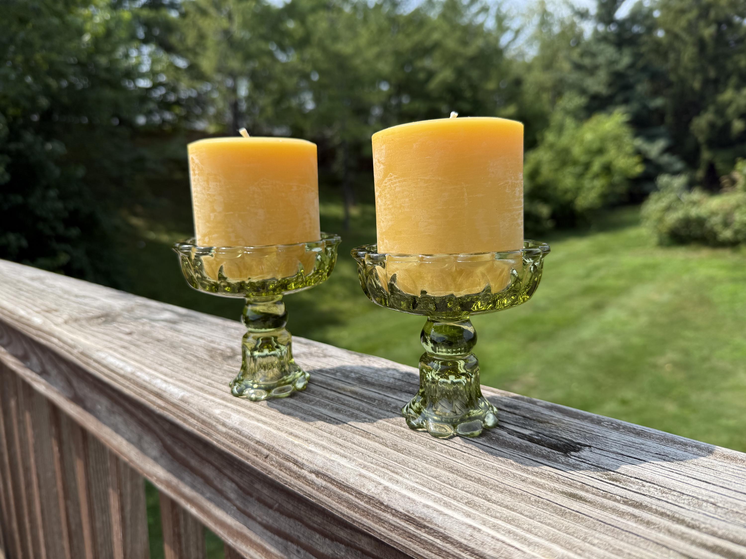 Fenton Candlesticks - Etsy