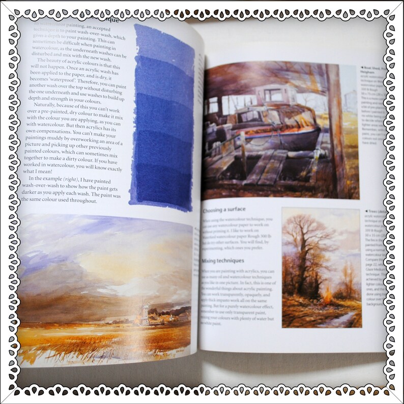 Learn to Paint With Acrylics by Alwyn Crawshaw ISBN Etsy UK