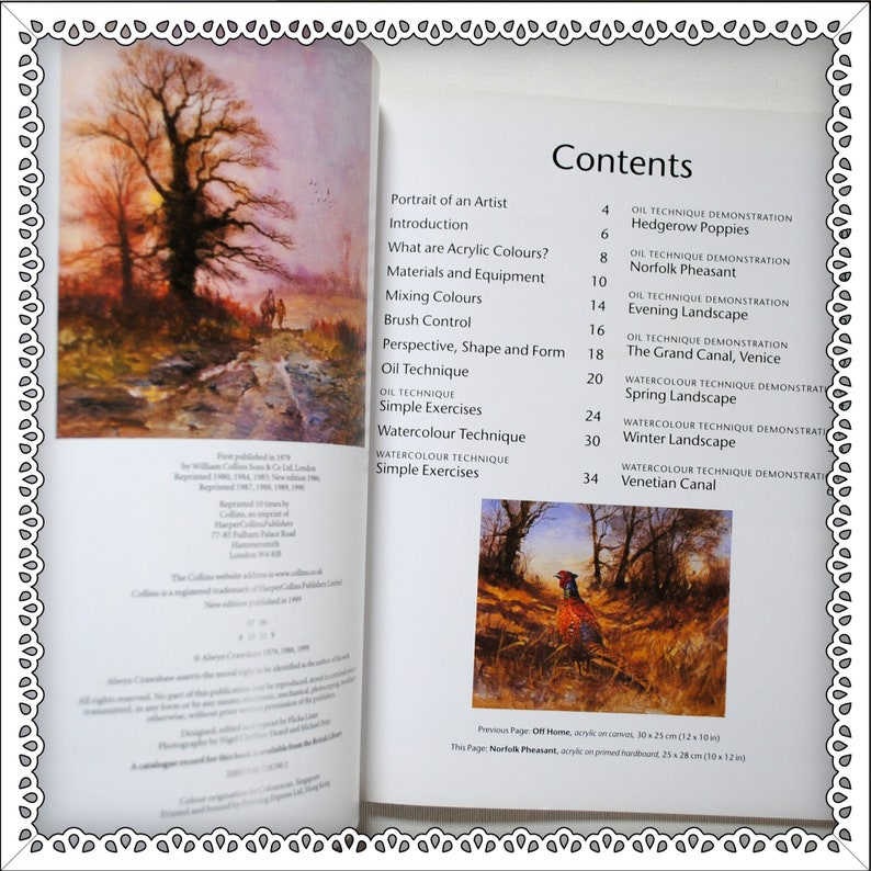 Learn to Paint With Acrylics by Alwyn Crawshaw ISBN Etsy UK