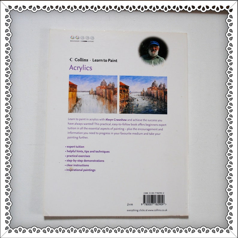 Learn to Paint With Acrylics by Alwyn Crawshaw ISBN Etsy UK