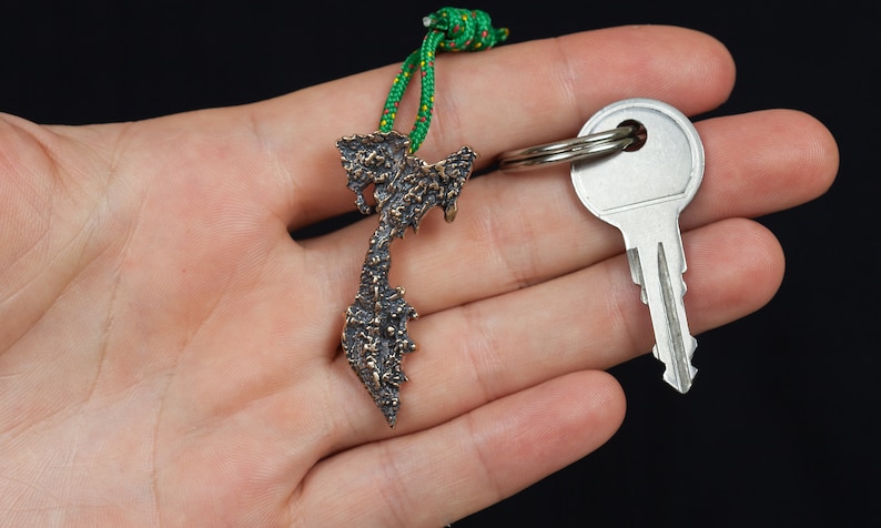 Bronze keychain Kamchatka
