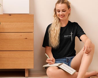 Philippians 4:13 Christian T-Shirt Bible Verse Tee Ephesians 6 Shirt for Women and Men Christian Gift Religious Unisex T Shirt