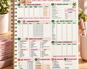 Sinking Funds Tracker: Expense Planning Organizer (Digital Download)
