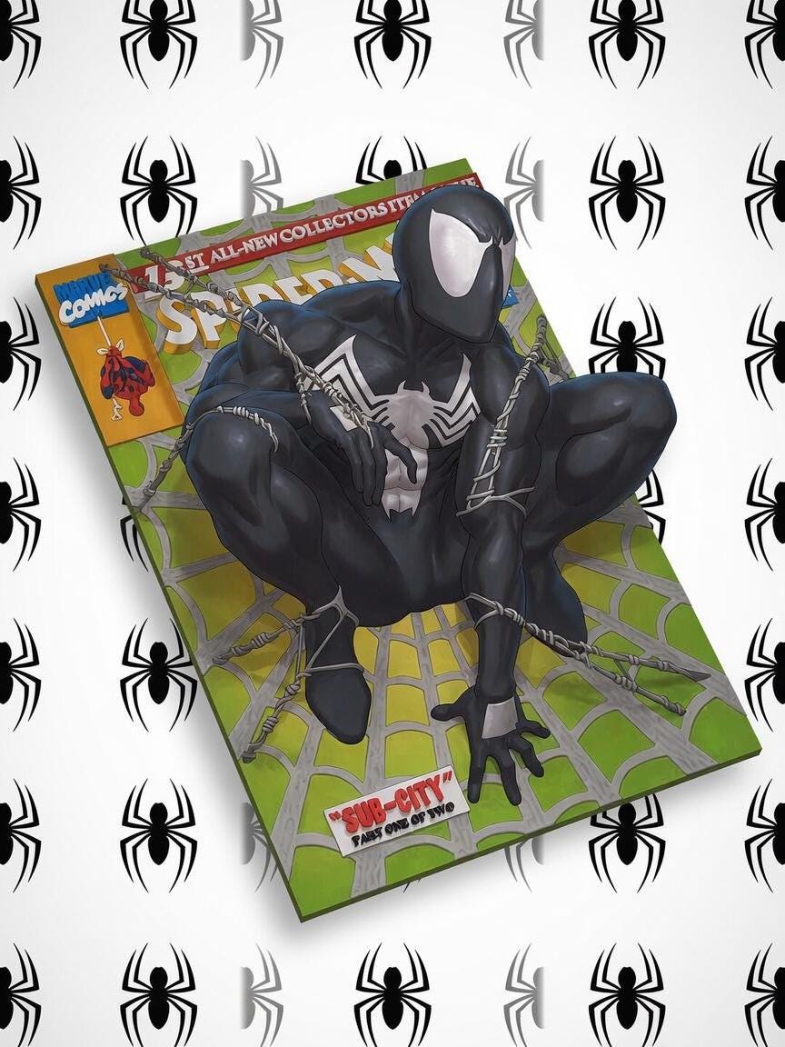 コミック スパイダーマン ヴェノムスーツ Spiderman venom suit - 日本