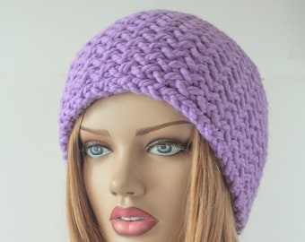 Lilac Knitted headwrap knit headband earwarmer headwrap Wide hedband Winter headband hairband Gift for Her  Fashion Accessories