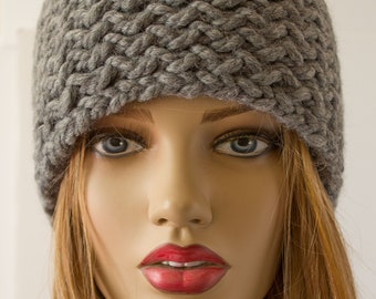 Gray headband Knit headband cozy earwarmer headwrap Wide hedband Winter headband hairband  for Her Free Shipping  Fashion Women Accessories