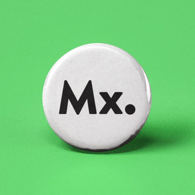 Mx. Pinback Button image 1