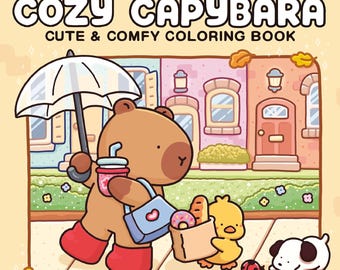 Coco Wyo Cozy Capybara Coloring Book