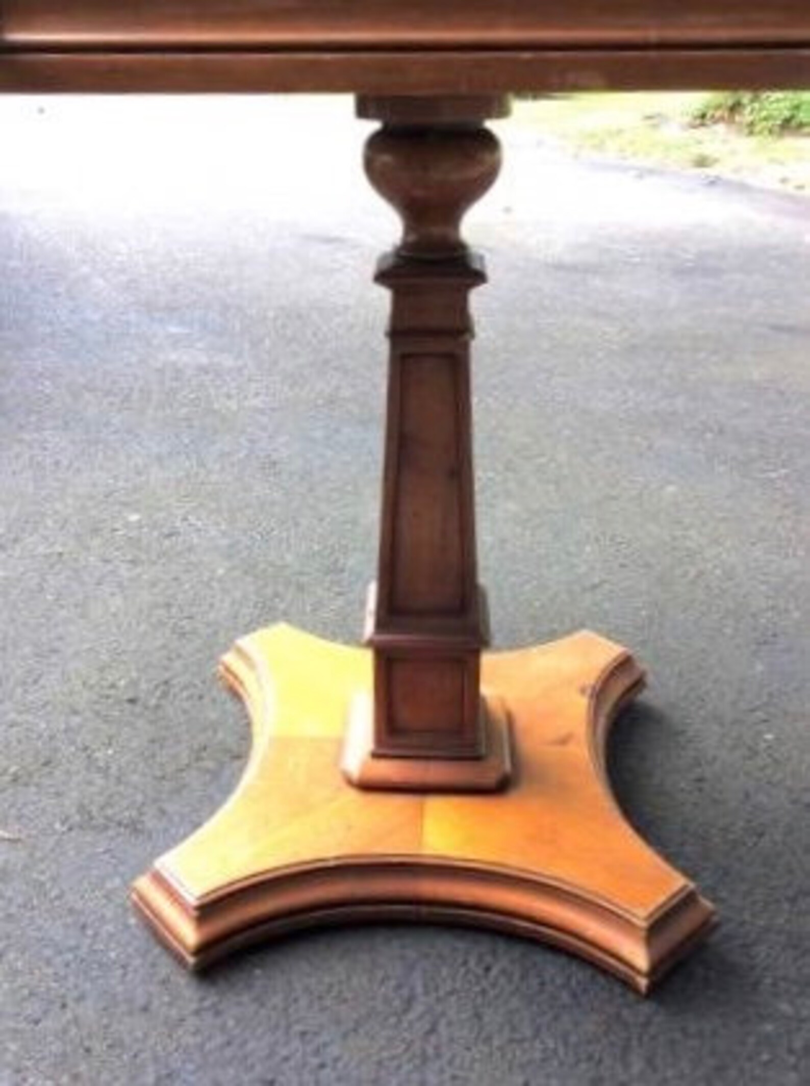 Leather Top Accent Table Weiman Tables Heirloom Quality Etsy