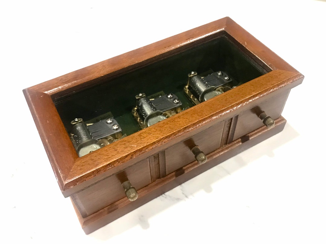 Vintage TOYO 3SONG Music Box Made in Japan Toyo Musical Etsy