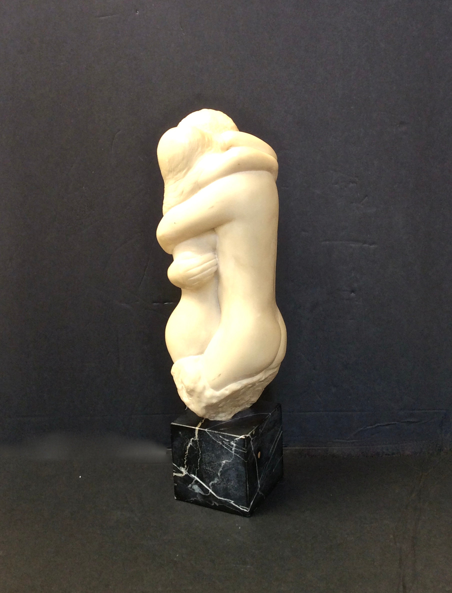 Embracing Nude Couple Statue Figural Sculpture 1970s Marble - Etsy