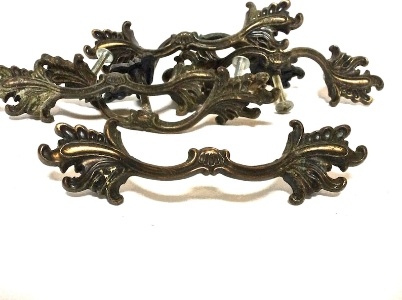 Vintage Allison 4pc Hardware Drawer Pulls Made In Japan Etsy