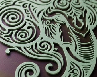3D Printed Elephant Decorative Wall Art