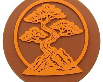 3D printed Bansi Tree Wall Art for Home Decor.