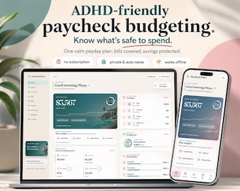 Application de gestion budgétaire pour les personnes atteintes de TDAH : argent à dépenser, factures, enveloppes et méthode « boule de neige » pour le remboursement des dettes