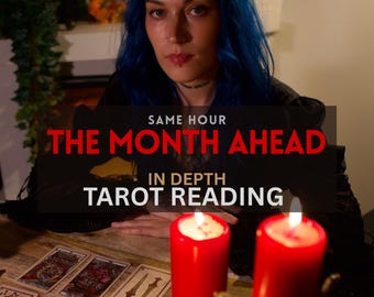 Month Ahead Tarot Reading, 30-Day Forecast, Love Career Guidance (PDF)