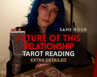 Future Relationship Tarot Reading Same Hour, Where Is This Going, Love Outcome, 4 Card Personalized PDF | Future of This Relationship