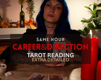 Career Tarot Reading Same Hour, Job Change, Work, Money, Business Guidance, 4 Card Personalized PDF | Career and Direction