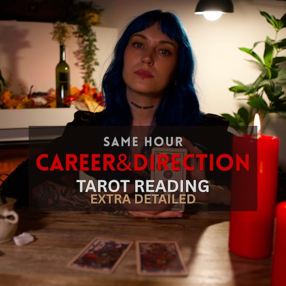 Career Tarot Reading Same Hour, Job Change, Work, Money, Business Guidance, 4 Card Personalized PDF | Career and Direction