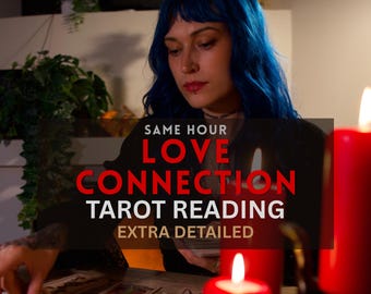 Love Tarot Reading Same Hour, True Feelings, Hidden Intentions, Relationship Clarity, 4 Card Personalized PDF | Love Connection