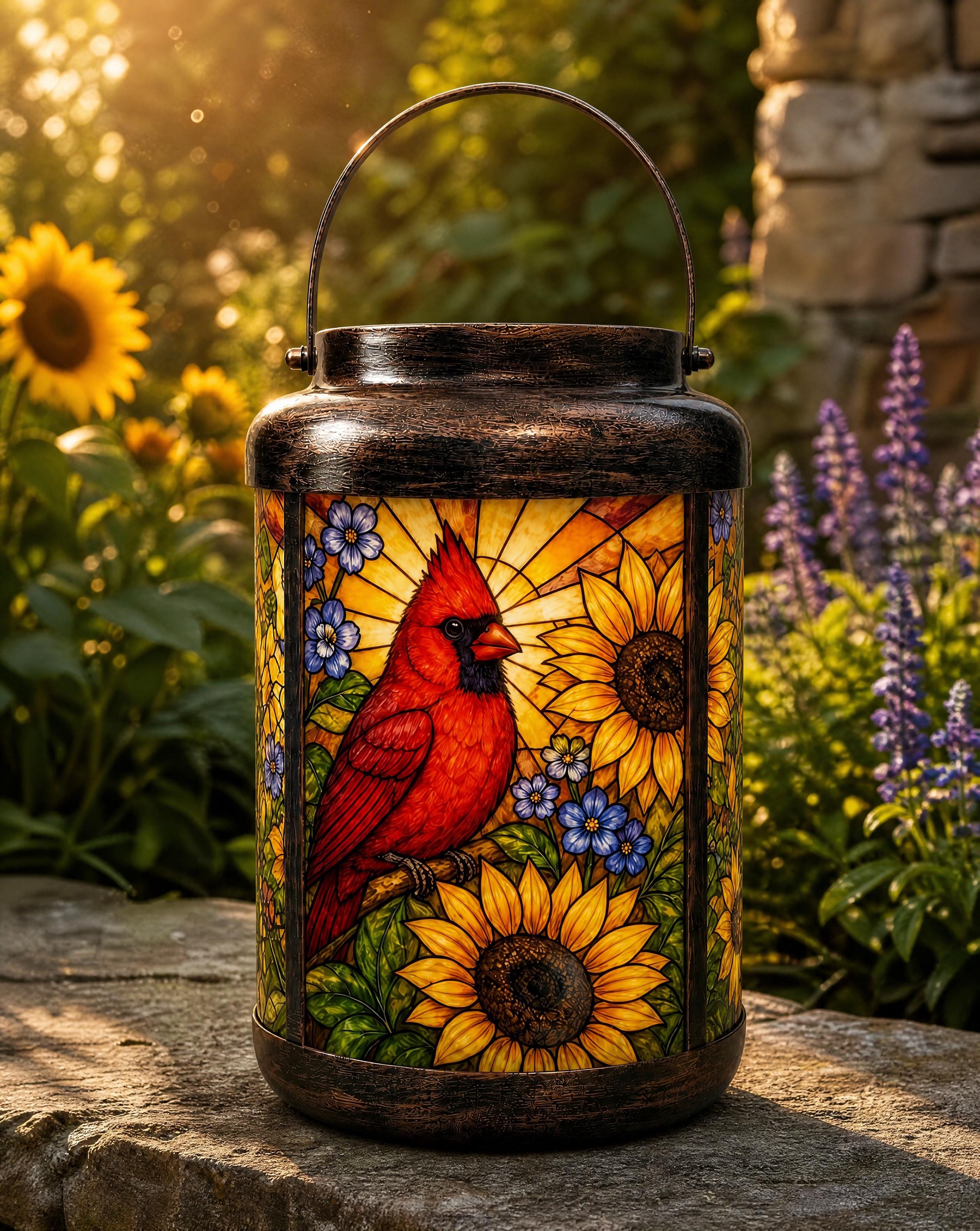 Stained Glass Lantern - Etsy
