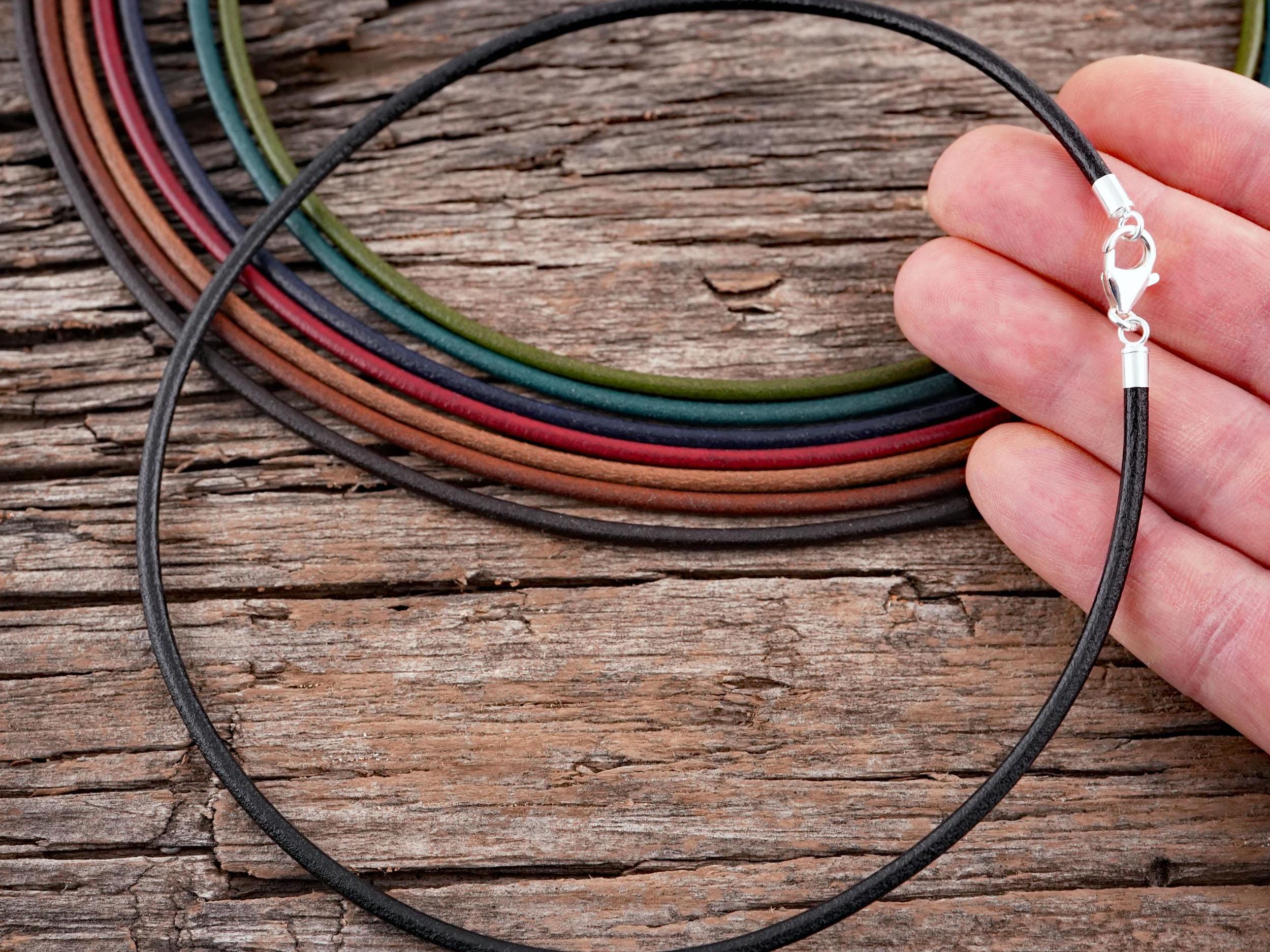 LORO 01M leather necklace 3mm×40cm leather necklace Leather 