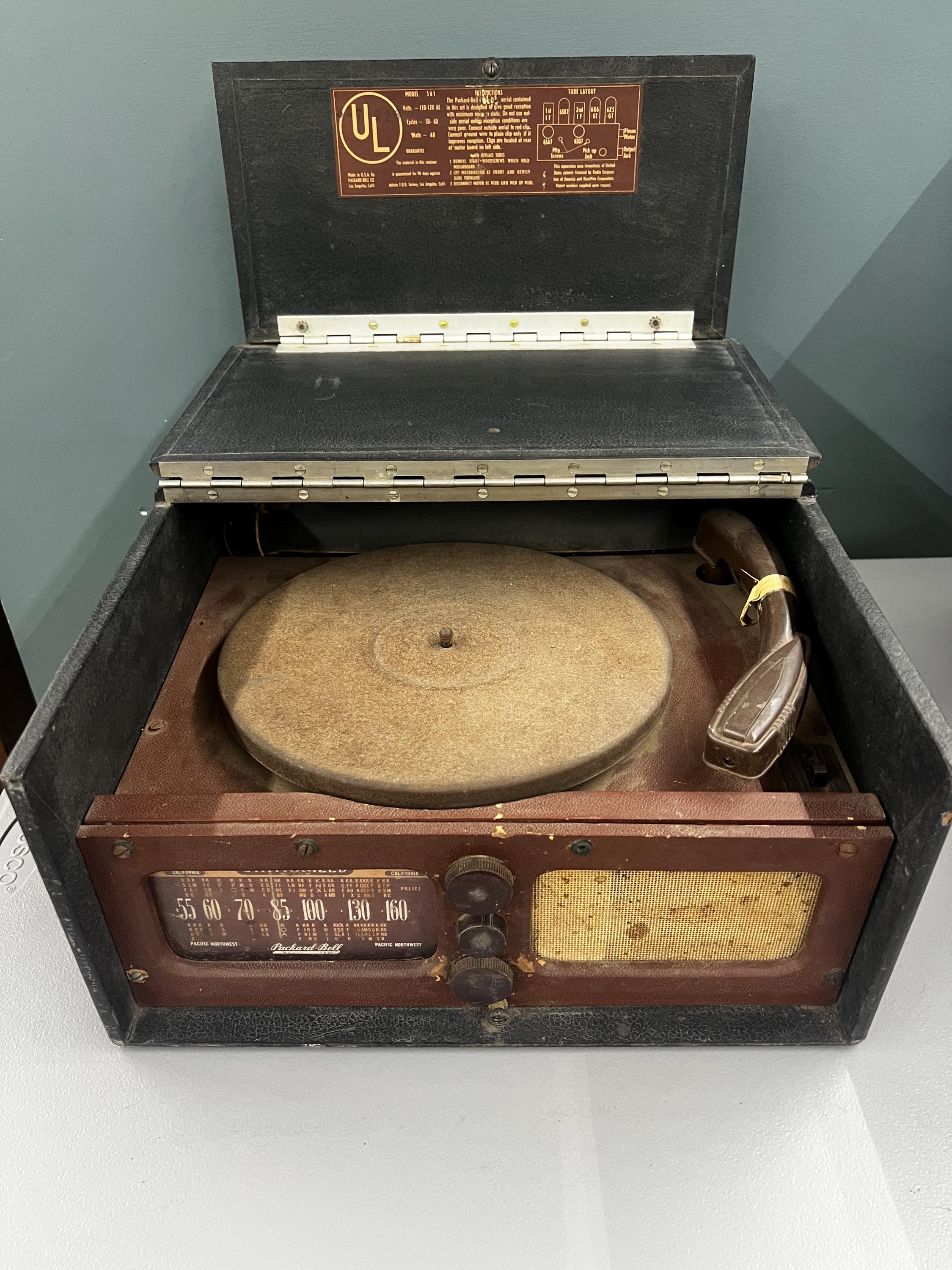 Packard Bell Tube Radio - Etsy