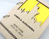 Custom Wood Wedding Guest Book, Wedding Present, Christmas Gift, Bride and Groom, Bridal Shower Book, Wedding Photo Album