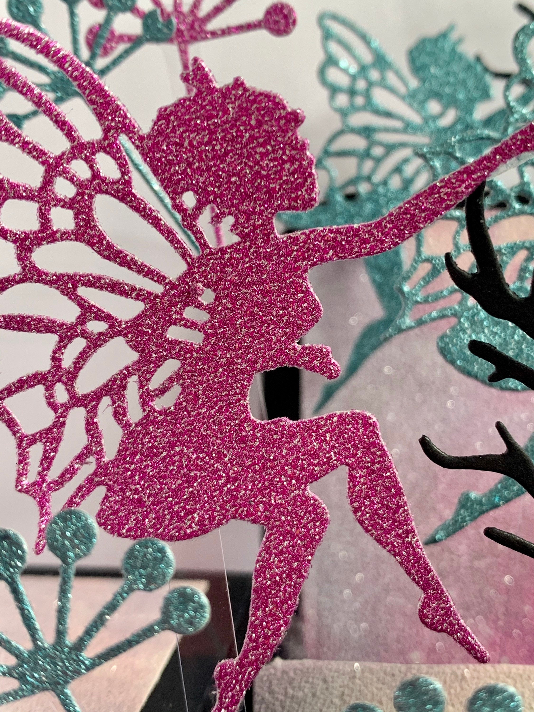 Pop up Fairy Birthday 3D Box Card, Enchanted Forest, Exploding Box Card ...