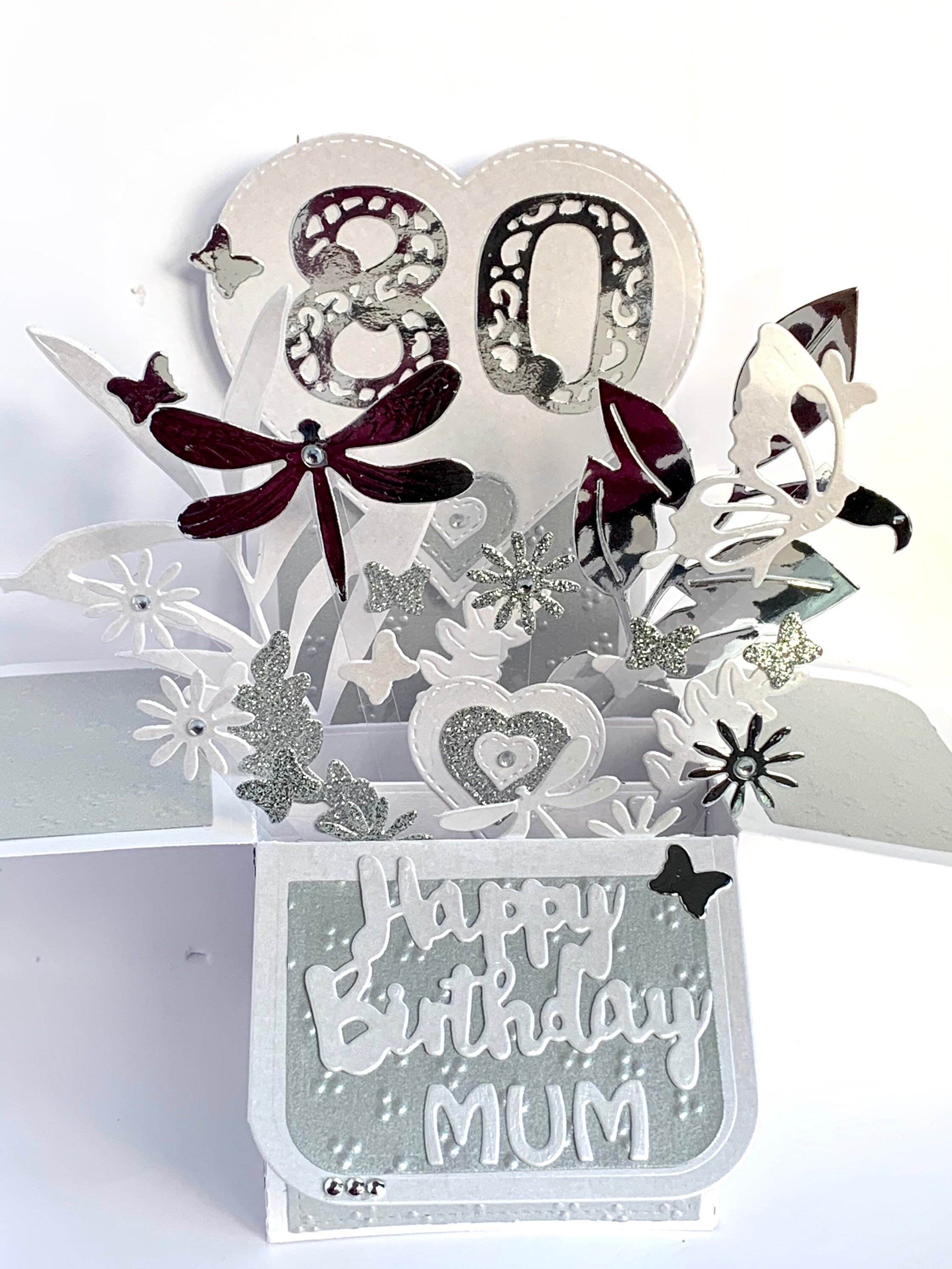 Birthday Card, 3D Pop up Box Card, Exploding Box Card, Milestone Card ...