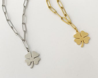 4 Leaf clover Pendant Necklace,