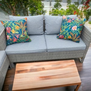 Tropical Jungle Water Resistant Outdoor Garden Cushion