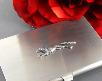 Silver Fox Visitenkartenetui, Steampunk viktorianischer Stil