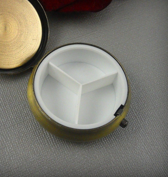 Pill Box Pill Case Vintage Gift Pillbox Pill Container Etsy