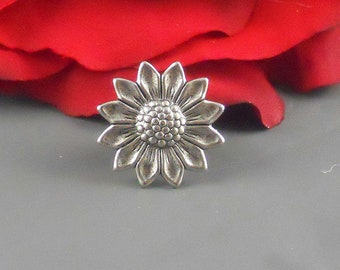 Broche Vintage Édelweiss - Années 1940-50, Multicolore En Plastique