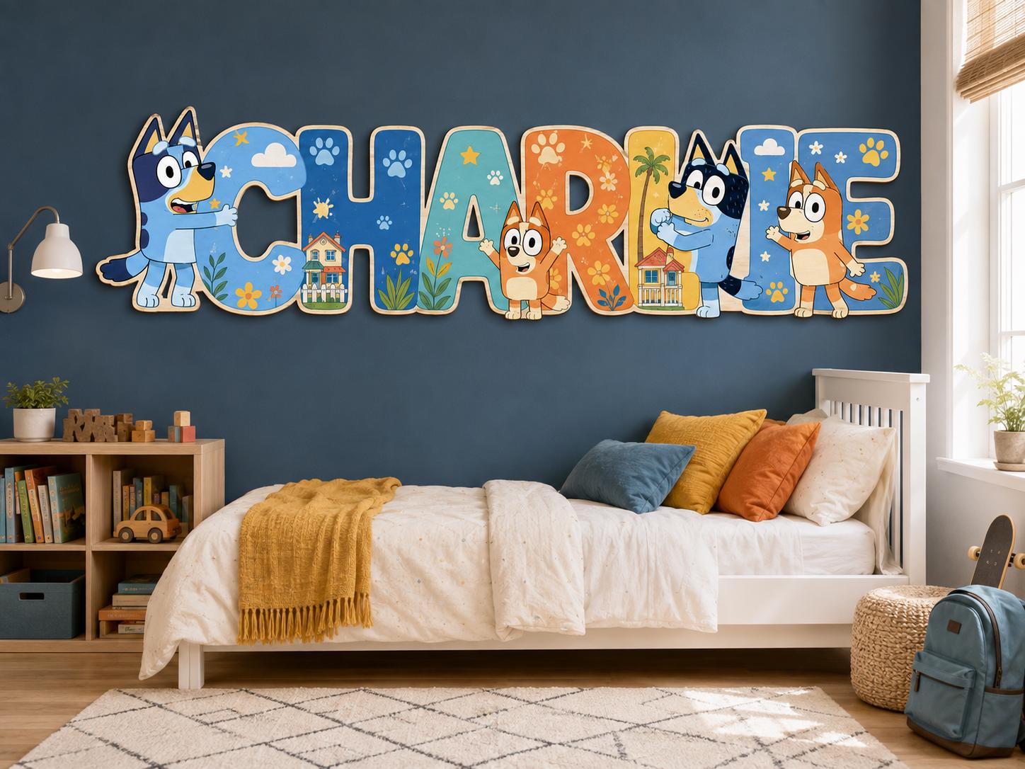 Bluey sign for bedroom - Etsy 日本