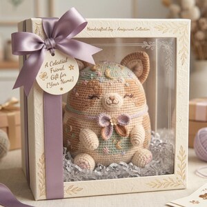 Celestial Patchwork Cat Crochet Pattern, Amigurumi Plush Toy (PDF Download) image 4