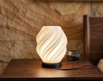 Decoratieve lampenkap met spiraalvormig ontwerp, verstelbare lichtsterkte, geelwit (daglicht)