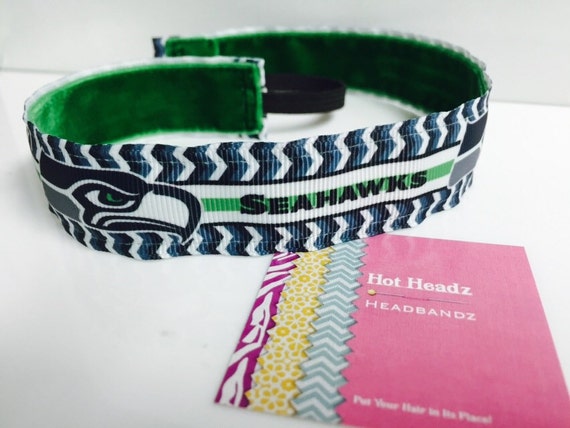 SALE Seahawk Inspired Grosgrain Non-Slip Team Headband