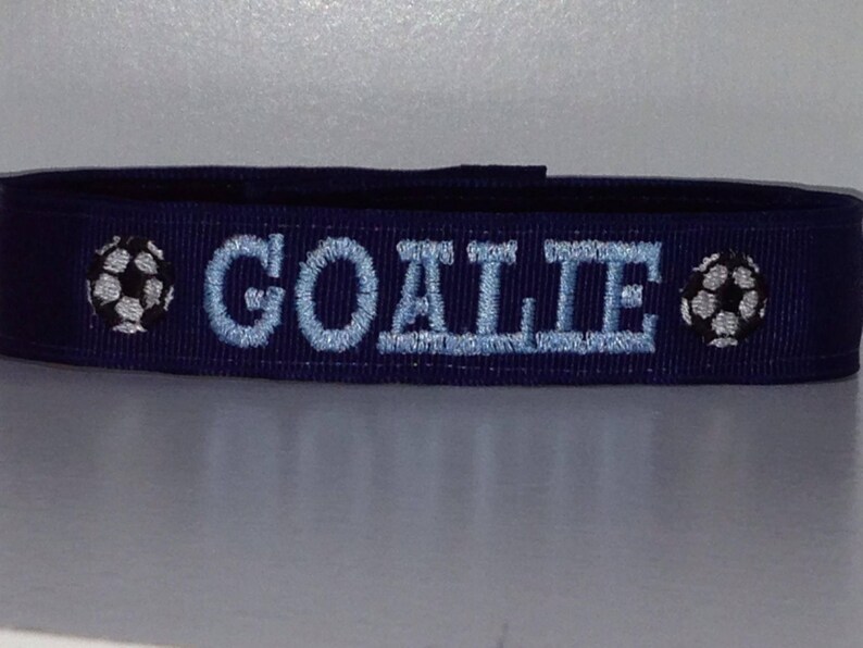 Custom Embroidered Personalized Nonslip SOCCER Team Headbands Etsy