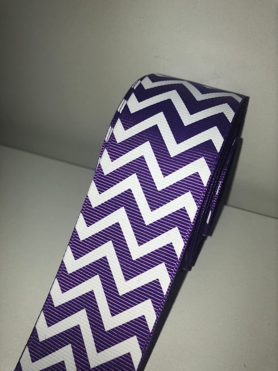1.5" Purple Chevron Non-Slip Headband