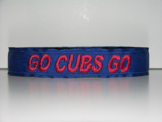 Custom Embroidered Personalized Non-Slip CUBS Headbands