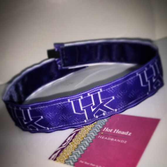 University Inspired Kentucky Wildcat Grosgrain Non-Slip Team Headband