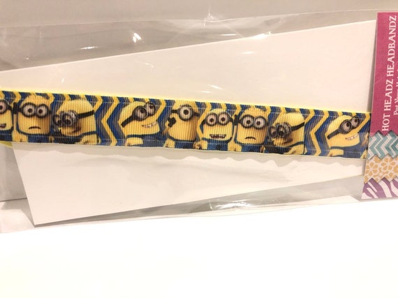 Chevron Minion 7/8" Non-Slip Headbands