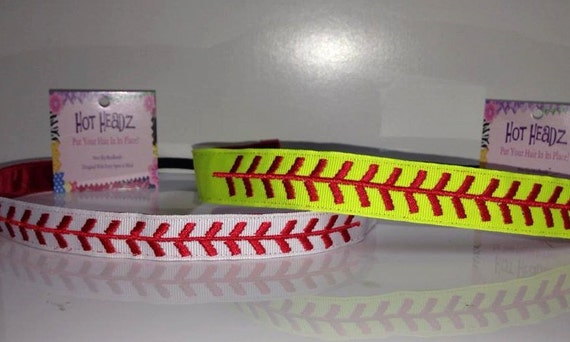 Baseball & Softball Stitch Custom Embroidered Non-Slip Team Headbandz